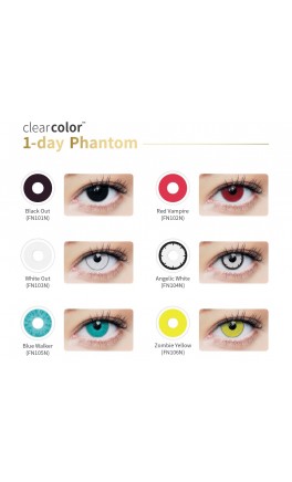 Clear Color 1-Day Phantom RX