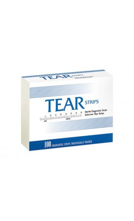 Tear Strips test Schirmer 100 tiras