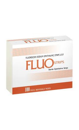 Fluo Strips Fluoresceina 100 tiras